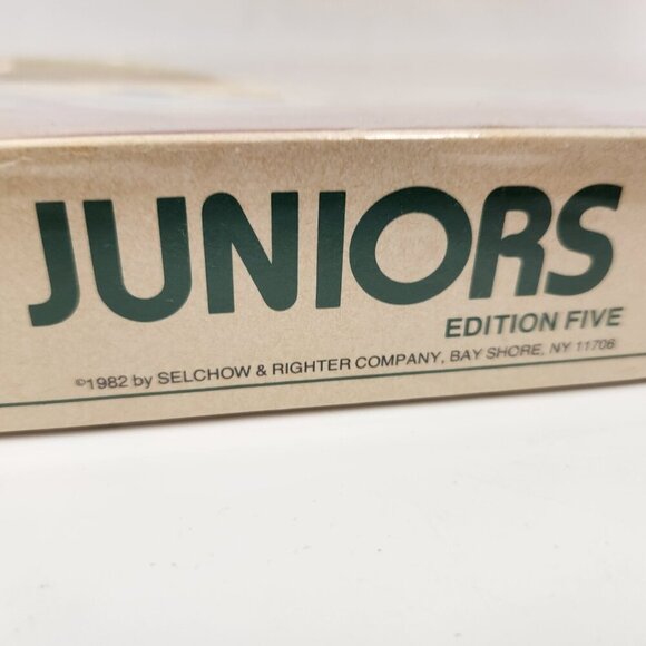 1982 Scrabble For Juniors Board Game Edition 5 Cheftain Selchow Vtg SEALED - Picture 5 of 10